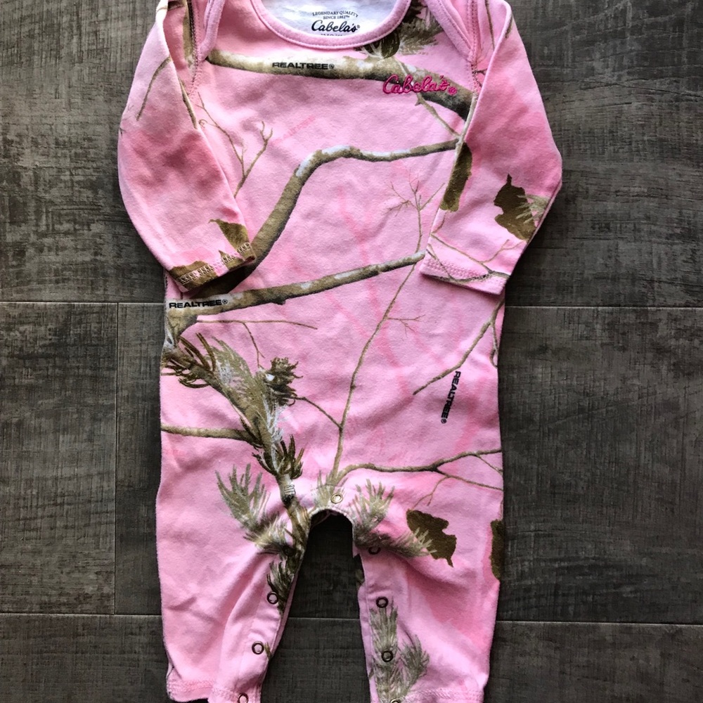 Cabela’s Realtree baby girls coverall